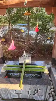 鏡石鹿嶋神社 ＊安産・開運・勝利の神さま＊の手水舎