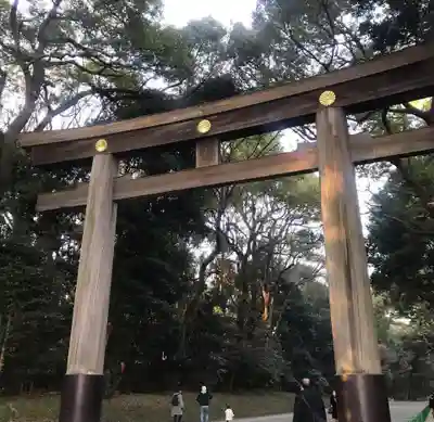 明治神宮の鳥居