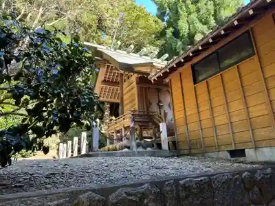 阿志神社の本殿・本堂