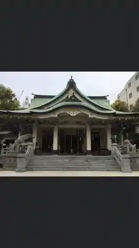 難波八阪神社の本殿