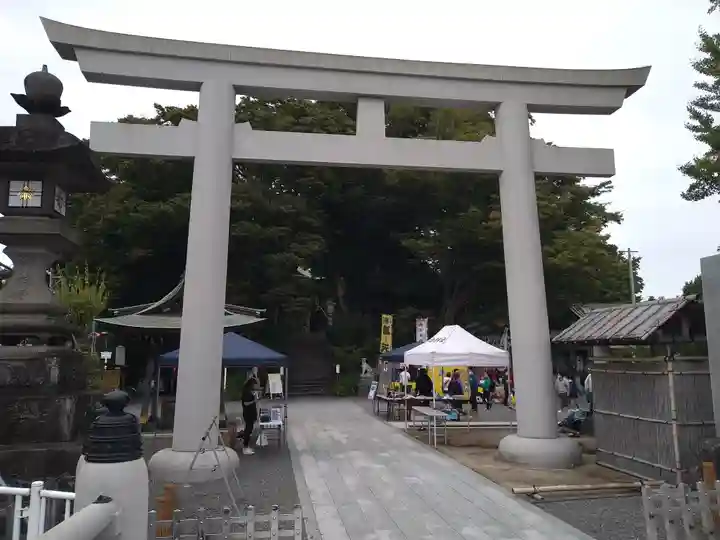白旗神社の鳥居