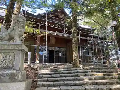 石鎚神社　土小屋遥拝殿の本殿・本堂