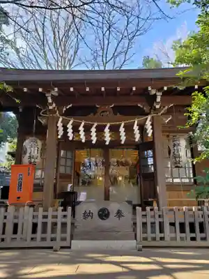 神明氷川神社の本殿・本堂