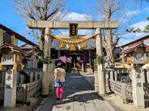 飛鳥神社（富田一色）の鳥居