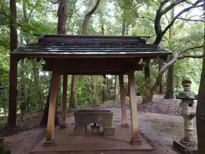 鳩峯八幡神社の手水舎