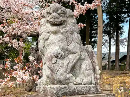 坂城神社の狛犬