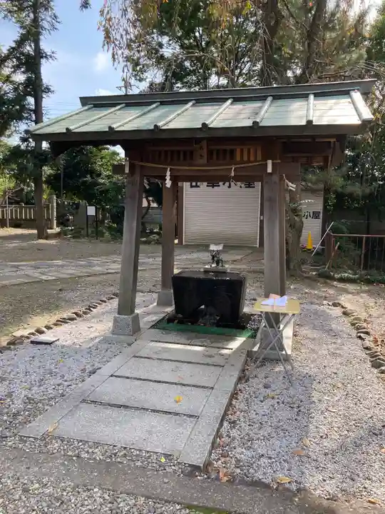 廣瀬神社の手水舎