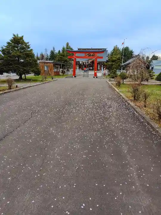 美瑛神社の鳥居