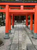 孫太郎稲荷神社(薬師寺境内社)の鳥居