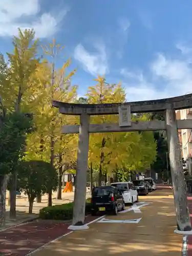 到津八幡神社の鳥居