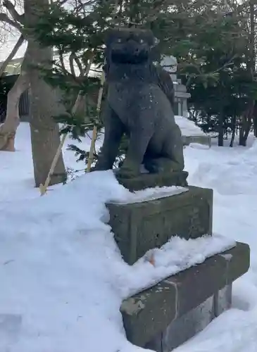 信濃神社の狛犬