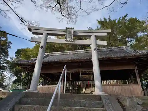 上の丸稲荷神社の鳥居