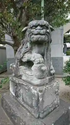 上一色天祖神社の狛犬