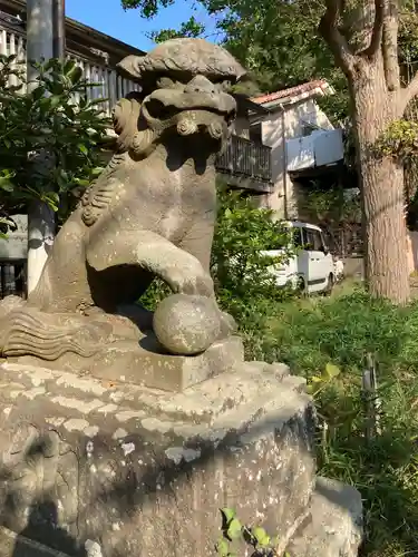 五所神社の狛犬