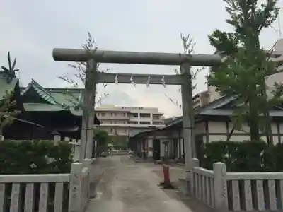 胡録神社の鳥居