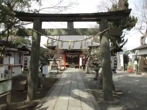 龍ケ崎八坂神社の鳥居