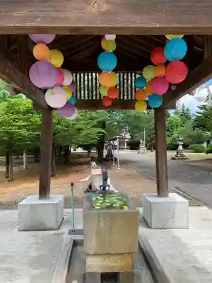 鹿追神社の手水舎