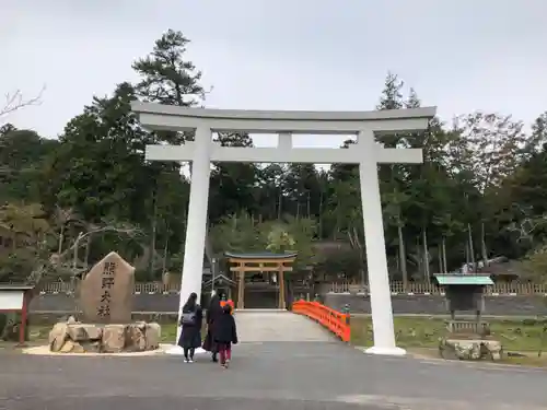 熊野大社の鳥居