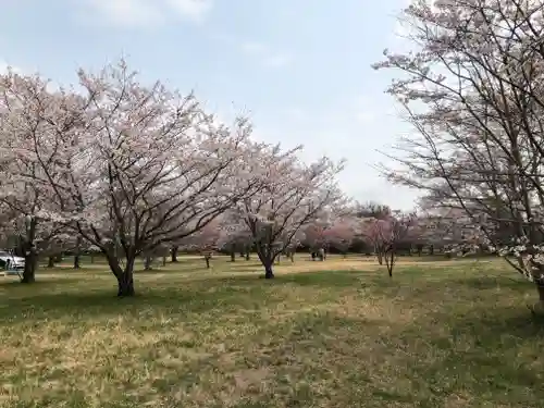 女化神社の庭園