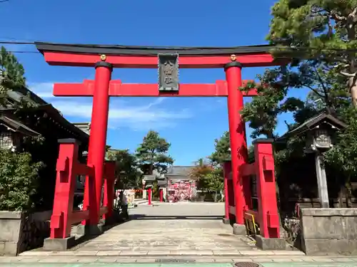 五泉八幡宮の鳥居