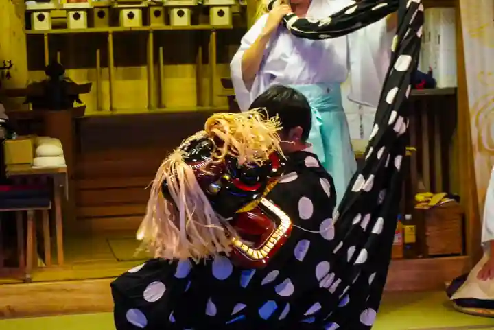尻岸内八幡神社のお祭り