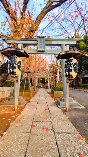 前原御嶽神社の鳥居