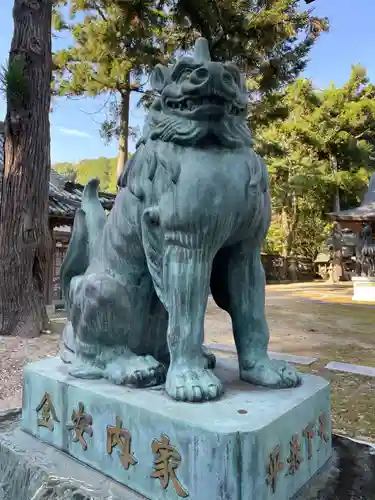 一宮神社の狛犬