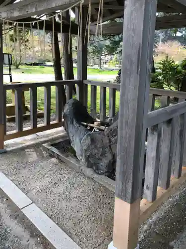 真野宮の手水舎