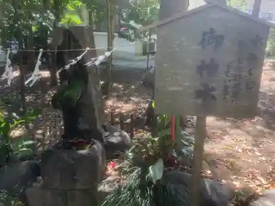 不乗森神社の手水舎