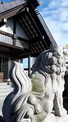 上白石神社の狛犬