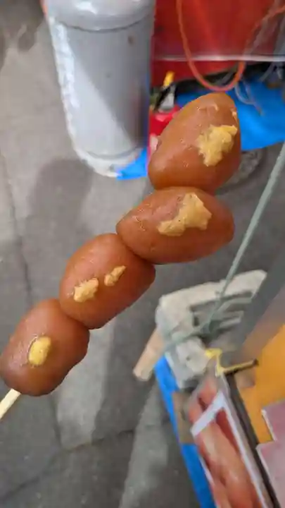 永山神社の食事