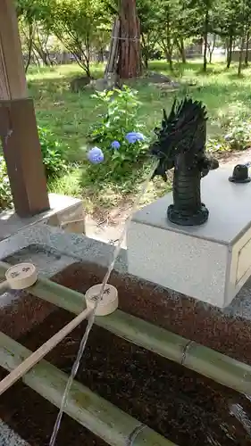 空知神社の手水