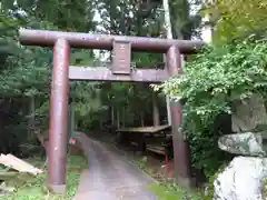 軍刀利神社の鳥居