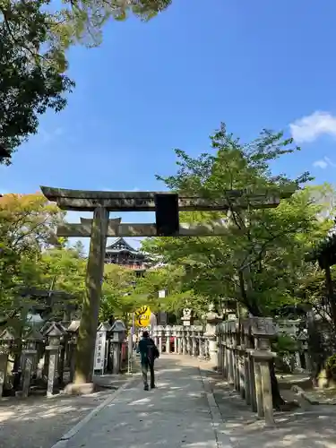 朝護孫子寺の鳥居