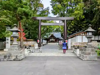 旭川神社の鳥居
