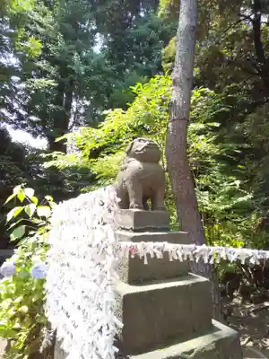 御田八幡神社の狛犬