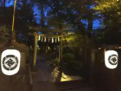 松陰神社の鳥居