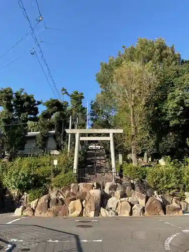 熊野社（岩崎熊野神社）の鳥居