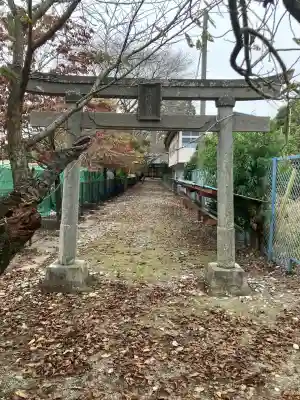 癸生浅間神社の鳥居