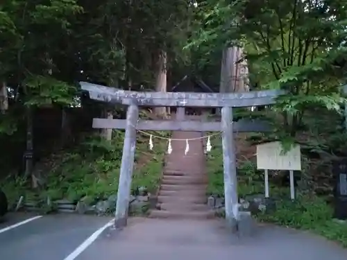 戸隠神社火之御子社の鳥居