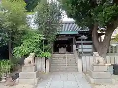 月洲神社の狛犬