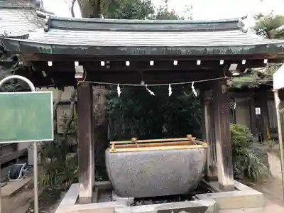 篠崎浅間神社の手水舎