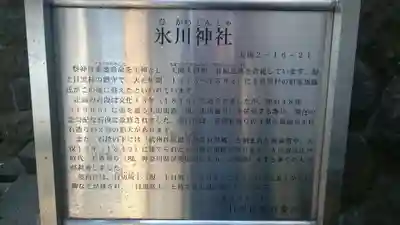 上目黒氷川神社の歴史