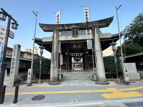 櫛田神社の鳥居