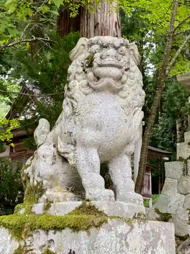 白川八幡神社の狛犬