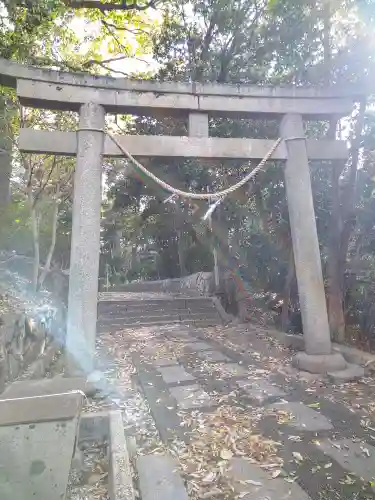 阿智神社の鳥居