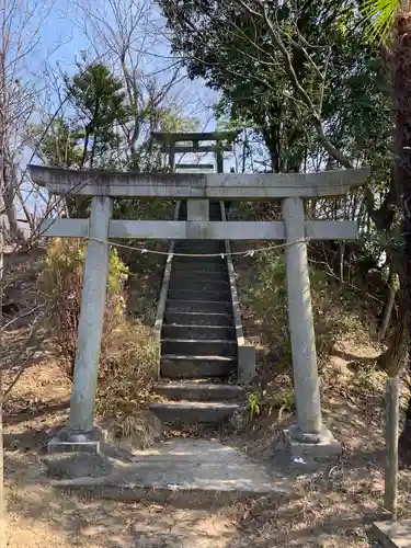 武州柿生琴平神社の鳥居