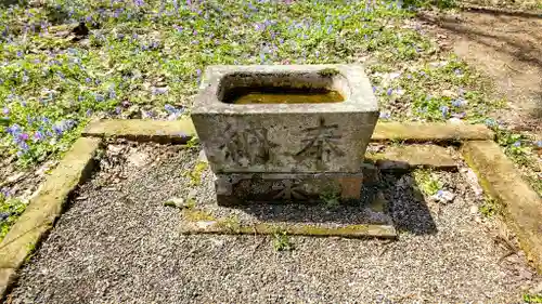 浦臼神社の手水