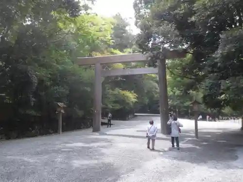 伊勢神宮内宮（皇大神宮）の鳥居