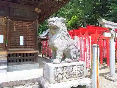七所神社(百々七所神社)の狛犬